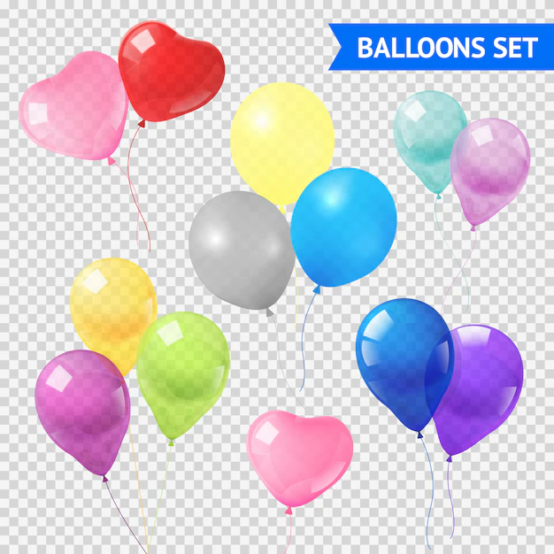 Free Vector | Air balloons set