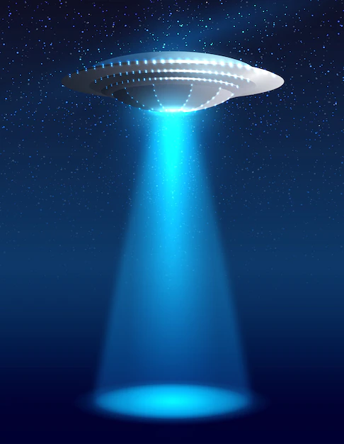 Free Vector | Alien spaceship illustration