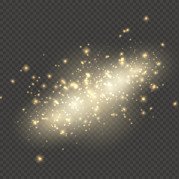 Free Vector | Background with gold sparkles design