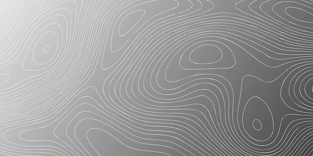 Free Vector | Banner template with topography contour design