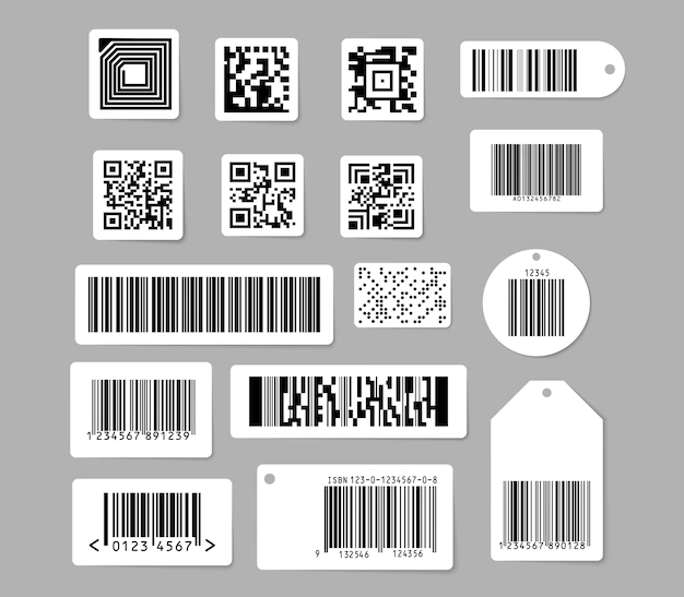 Free Vector | Barcode and qr code  s set