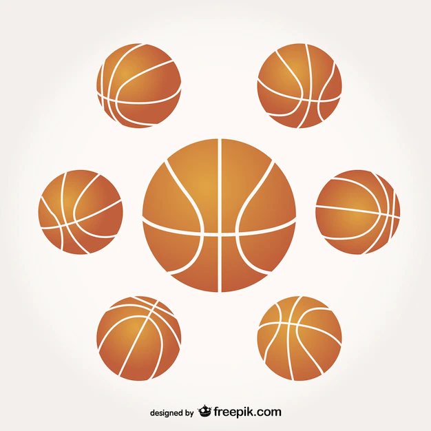 Free Vector | Basket balls collection