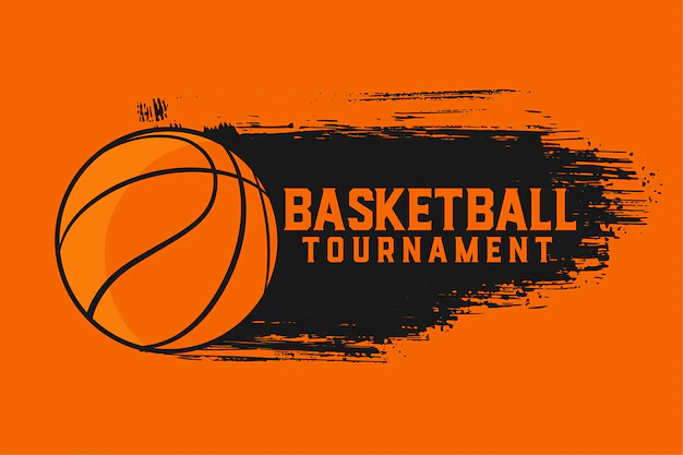 Free Vector | Basketball tournament sports abstract