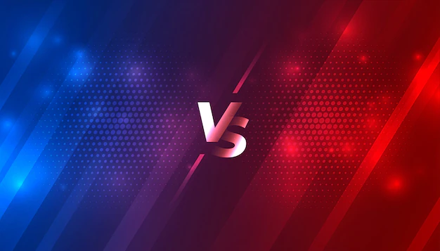Free Vector | Battle versus vs background for sports game