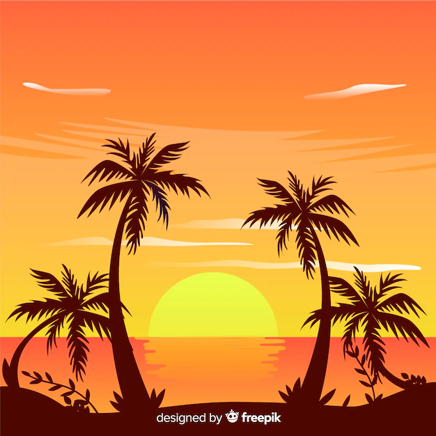 Free Vector | Beach background