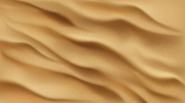 Free Vector | Beach texture with golden sandy waves