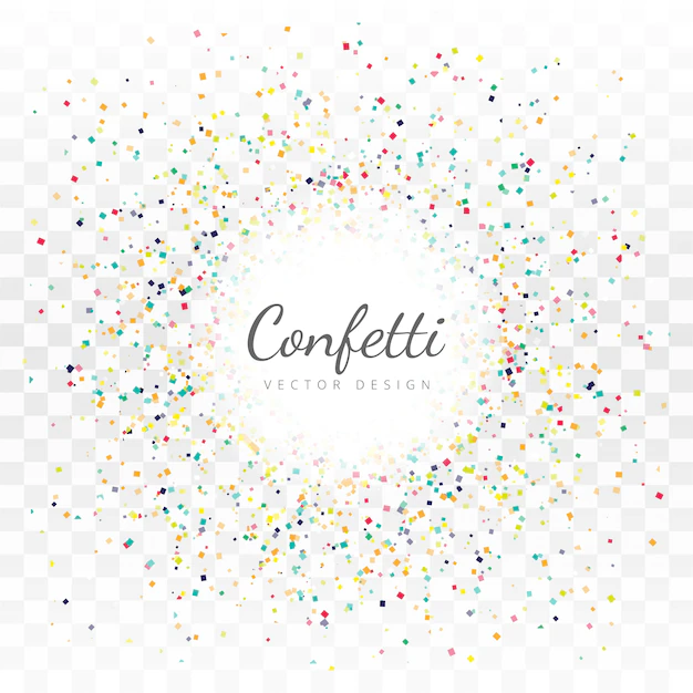 Free Vector | Beautiful confetti background vector