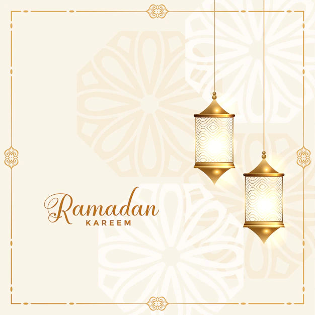 Free Vector | Beautiful ramadan kareem traditional festival card