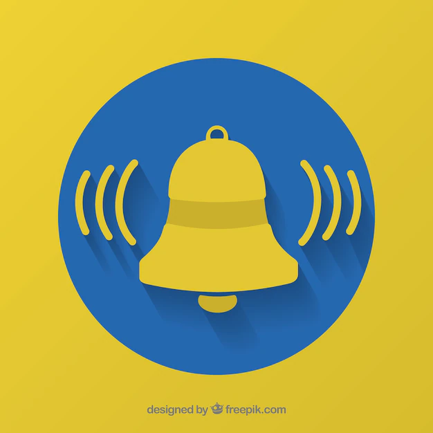 Free Vector | Bell notification background