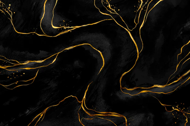 Free Vector | Black and golden marble background