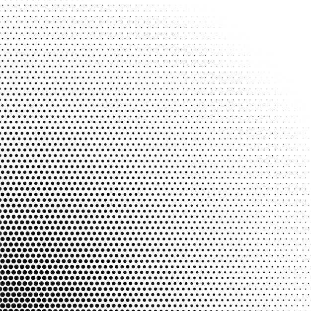 Free Vector | Black and white halftone pattern background