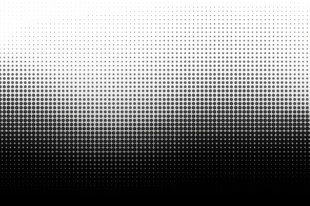 Free Vector | Black wave halftone background