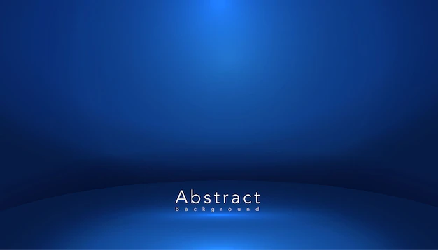 Free Vector | Blue abstract shape studio room