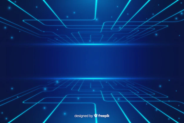 Free Vector | Blue abstract technology background
