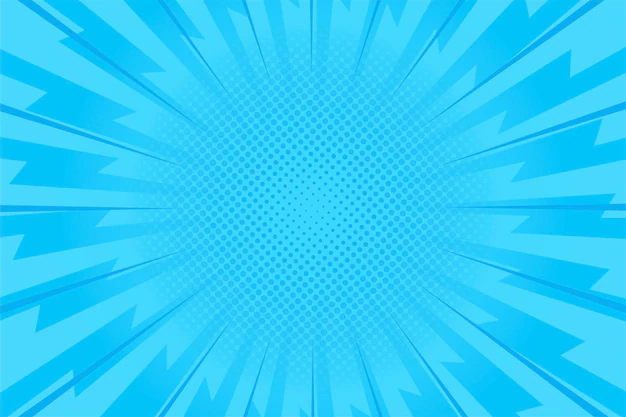 Free Vector | Blue speed comic style background