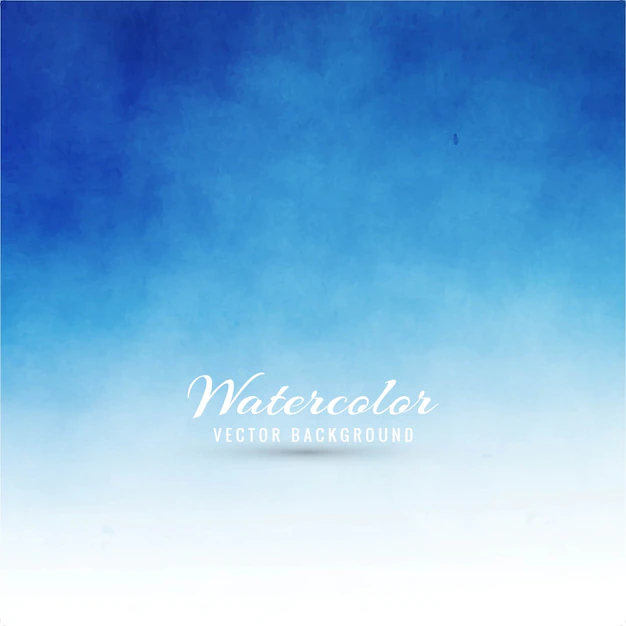 Free Vector | Blue watercolor background