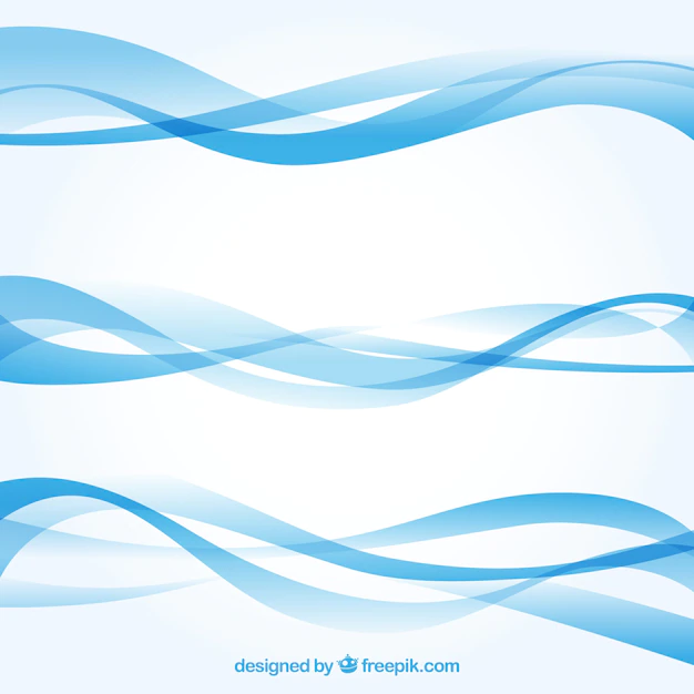 Free Vector | Blue wave background