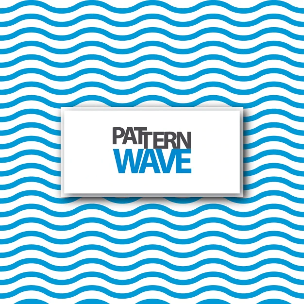 Free Vector | Blue waves pattern design