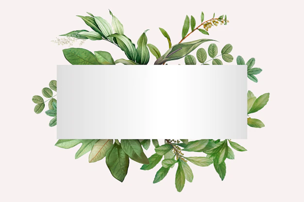 Free Vector | Botanical themed design space