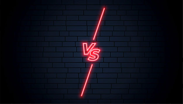 Free Vector | Bright wall versus vs screen background