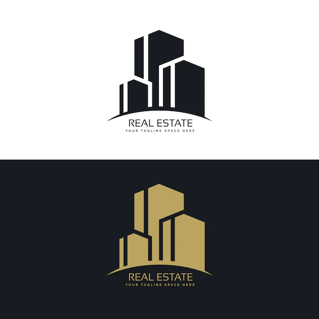 Free Vector | Buildings real estate logo