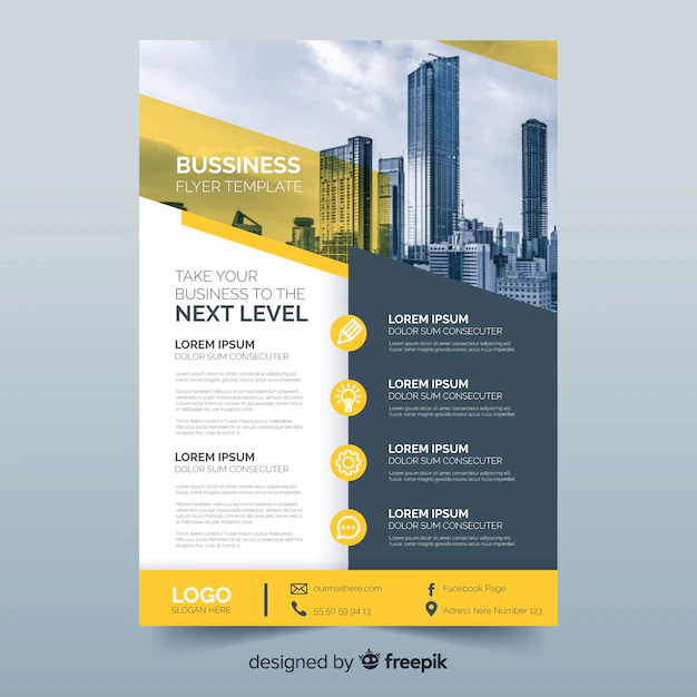Free Vector | Business flyer template