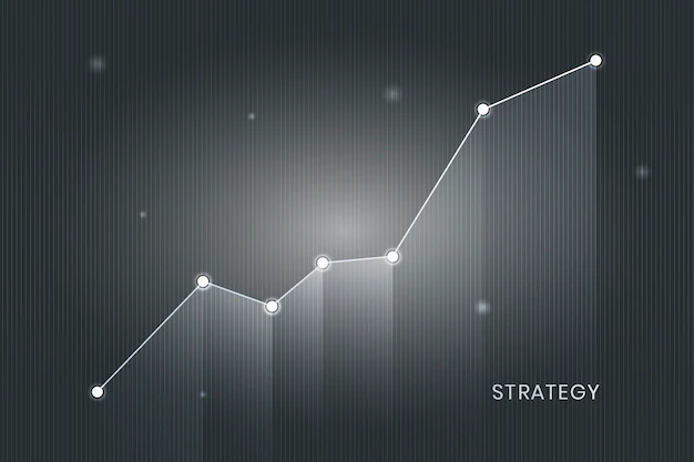 Free Vector | Business growth graph