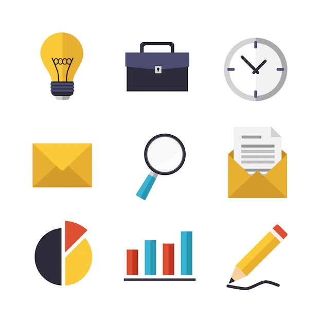 Free Vector | Business icons design