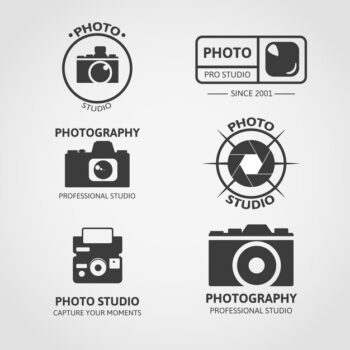 Free Vector | Camera logo collection