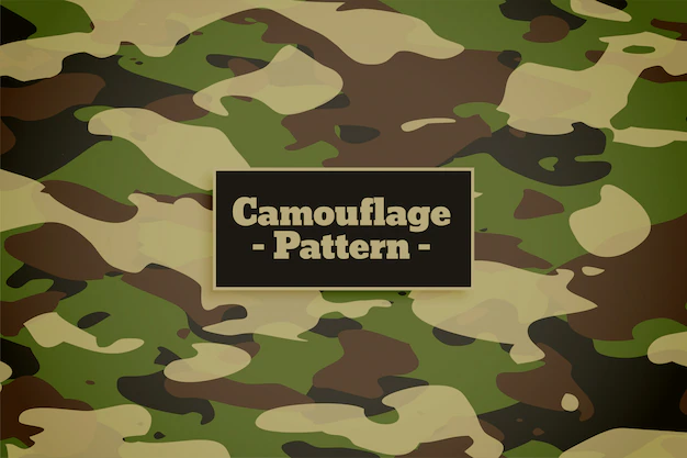 Free Vector | Camouflage pattern background for army and military