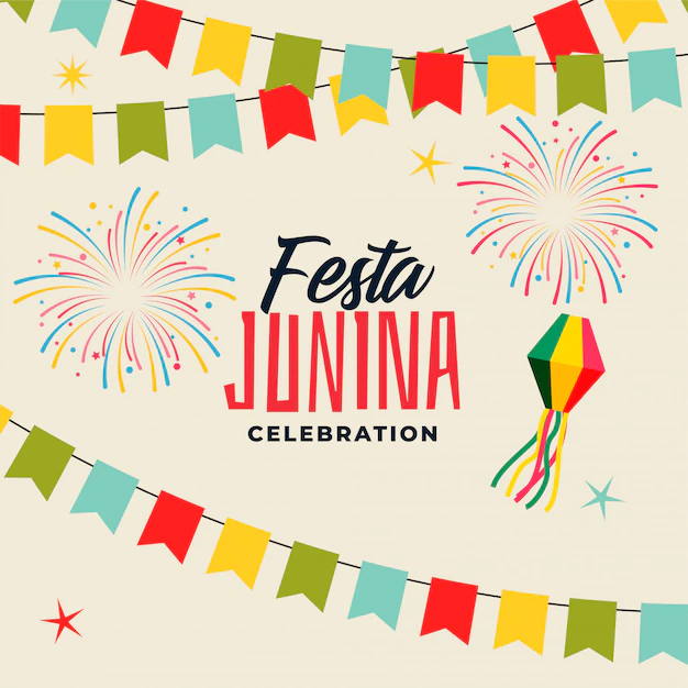 Free Vector | Celebration background for festa junina festival