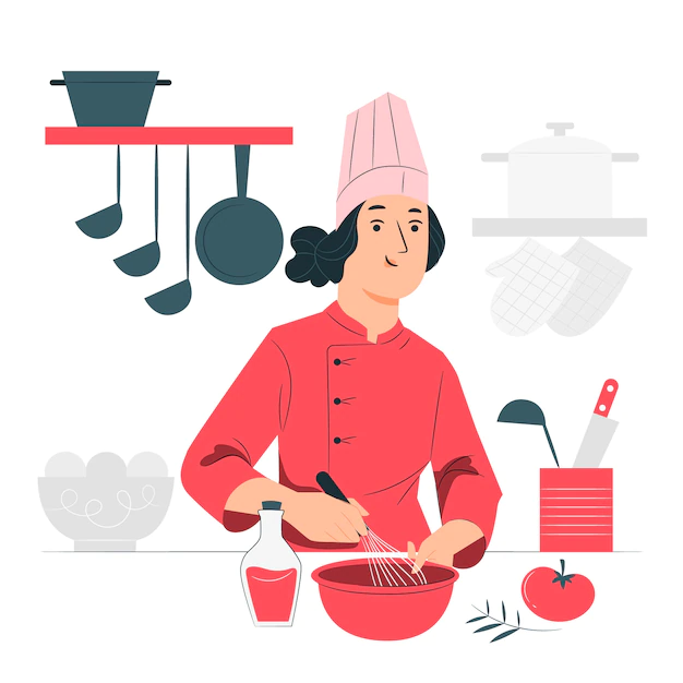 Free Vector | Chef concept illustration