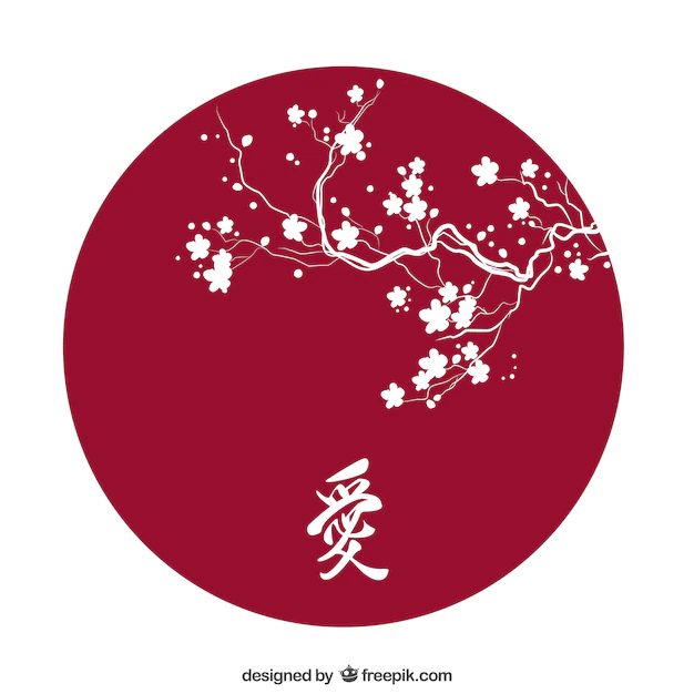Free Vector | Cherry blossom silhouette