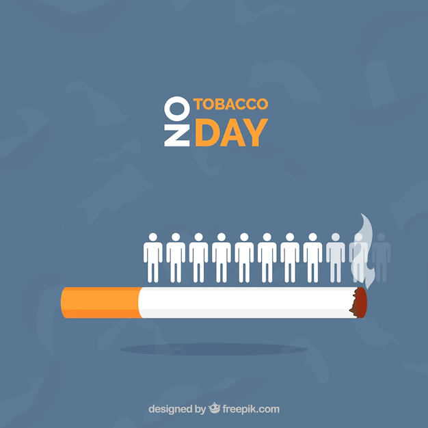Free Vector | Cigarette background with people