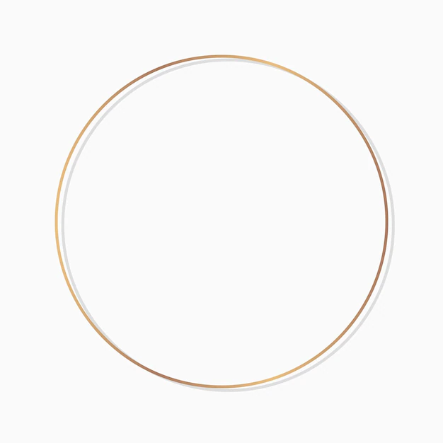 Free Vector | Circle round frame on a blank background vector