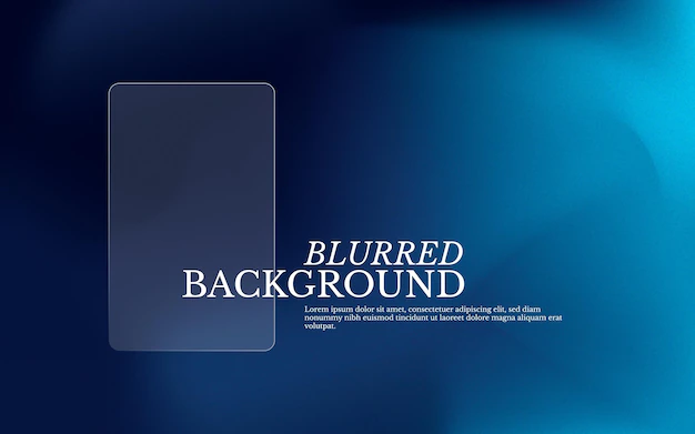 Free Vector | Classic blue blurred background
