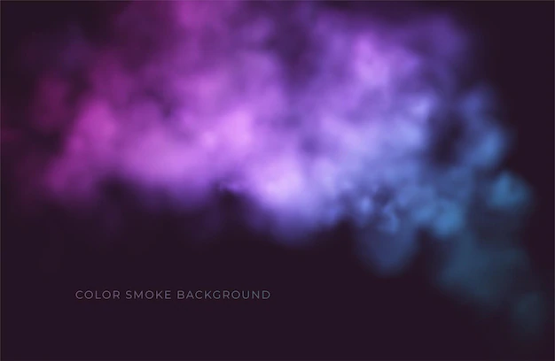 Free Vector | Clouds of pink and blue smoke on a black background