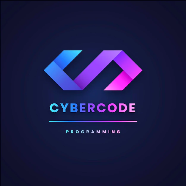 Free Vector | Code logo template gradient design