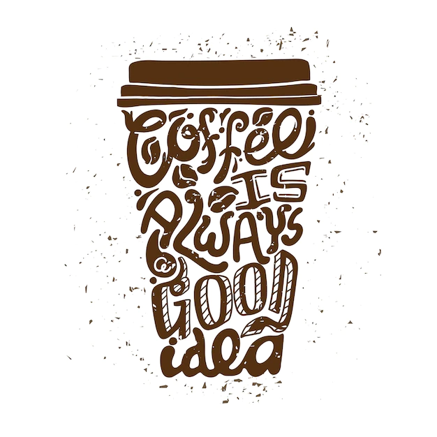 Free Vector | Coffee to go art composition