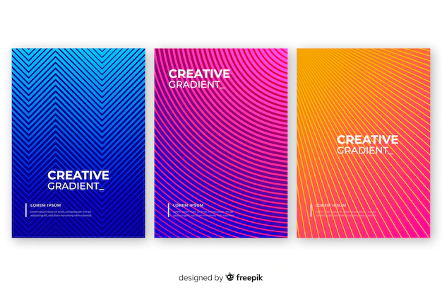 Free Vector | Colorful abstract cover collection