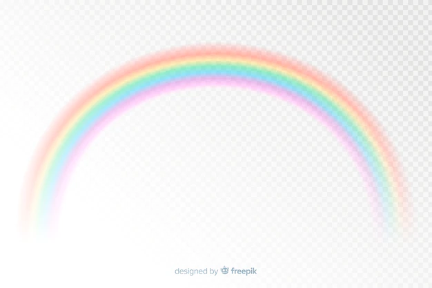 Free Vector | Colorful decorative rainbow realistic style