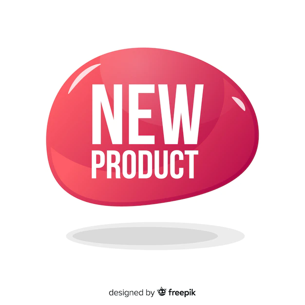 Free Vector | Colorful new product composition with flat design