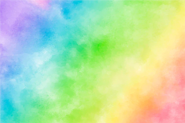 Free Vector | Colorful watercolor rainbow background