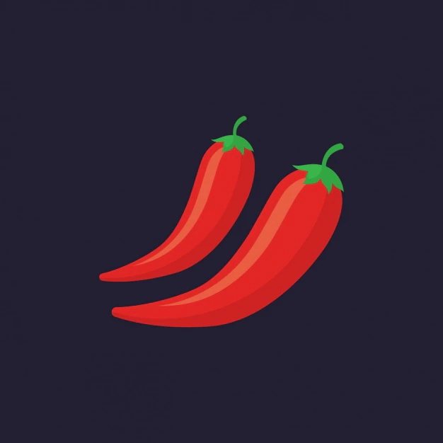 Free Vector | Coloured chilli peppers design