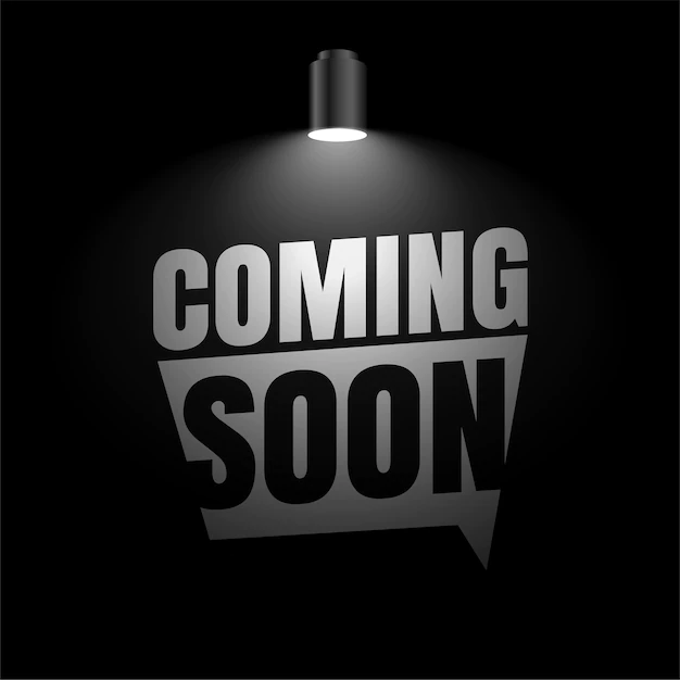 Free Vector | Coming soon background with focus light effect design