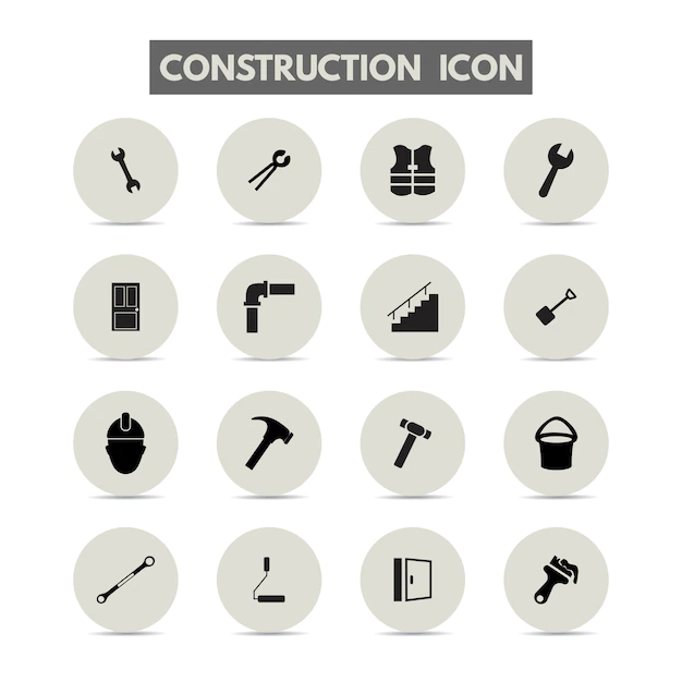 Free Vector | Construction icons