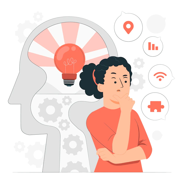 Free Vector | Critical thinking concept illustration