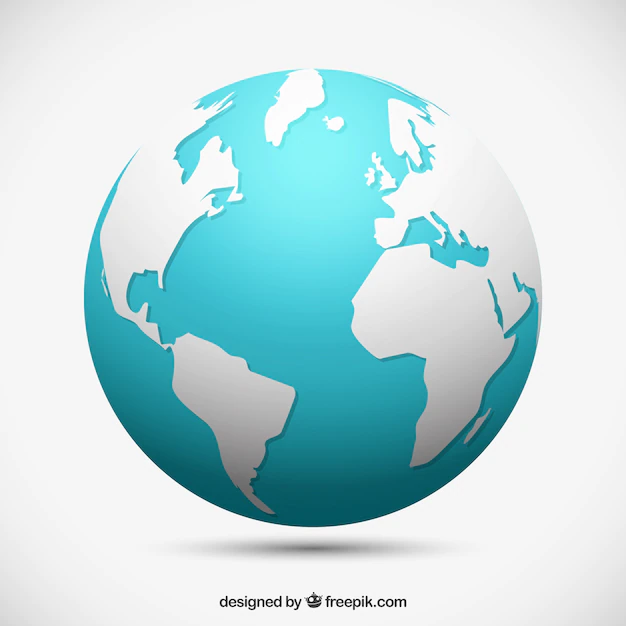 Free Vector | Decorative earth globe
