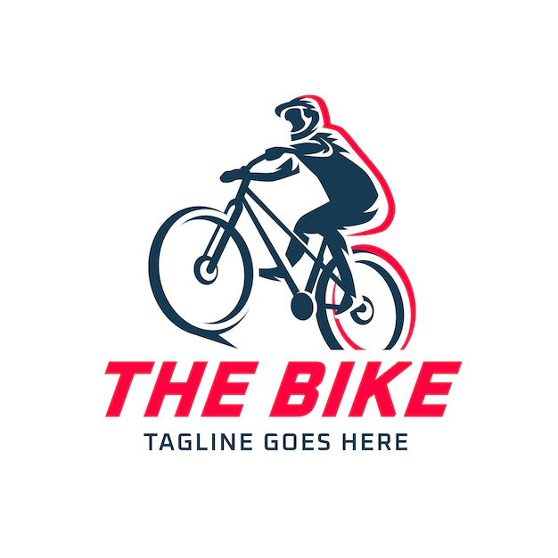 Free Vector | Detailed cyclist bike logo template