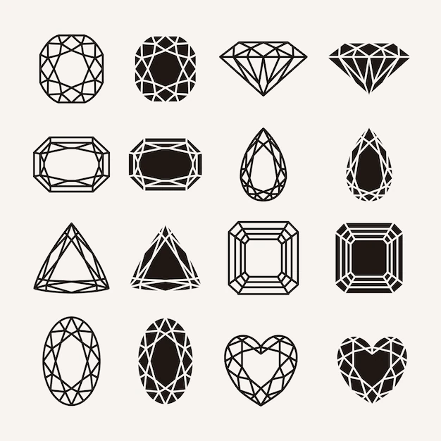Free Vector | Diamond icons